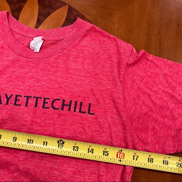 SOLD Fayetteville Fayettechill Lot of 2 Small Slim Graphic Tees Arkansas Red - Picture 10 of 13